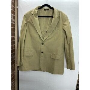VINTAGE LL Bean Men’s Jacket Military style Blazer Canvas 90s SZ 42 (XL US)